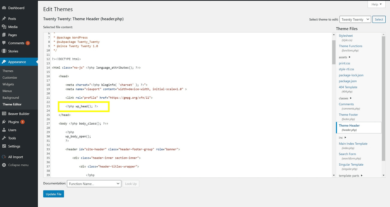 WordPress Hooks