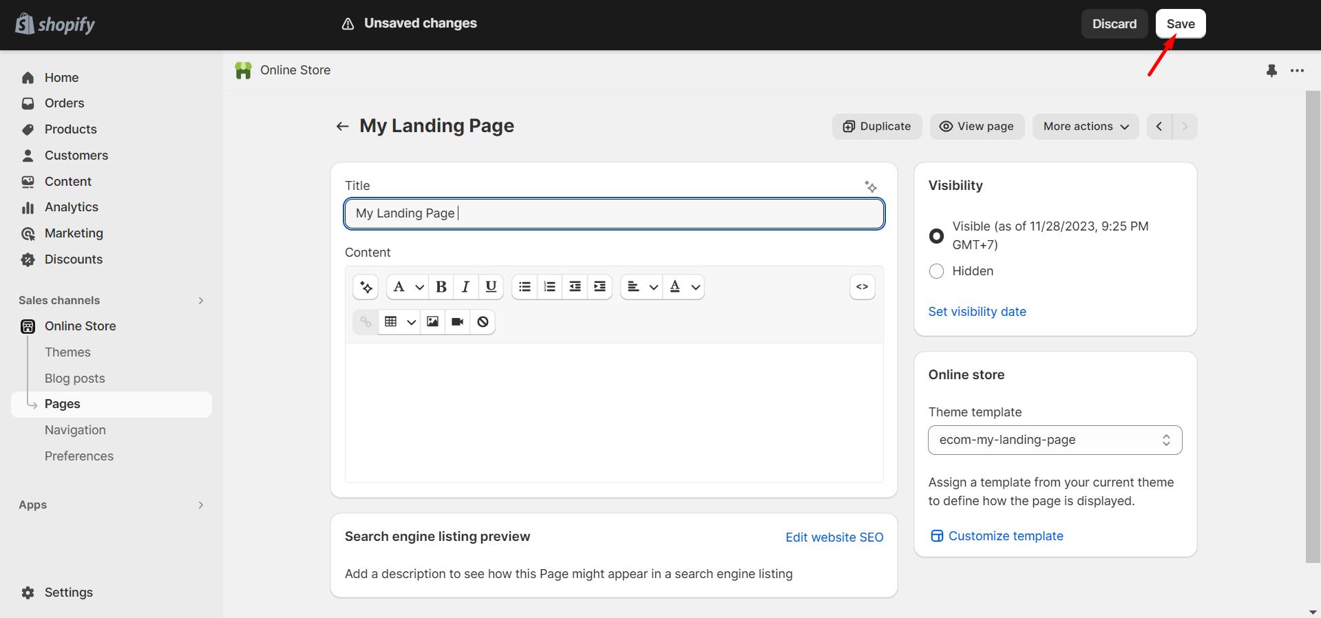 How to Build a Shopify Landing Page visual 2