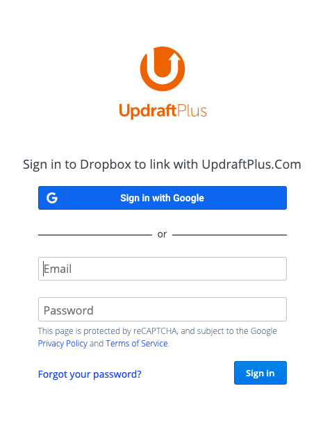 Account verification window